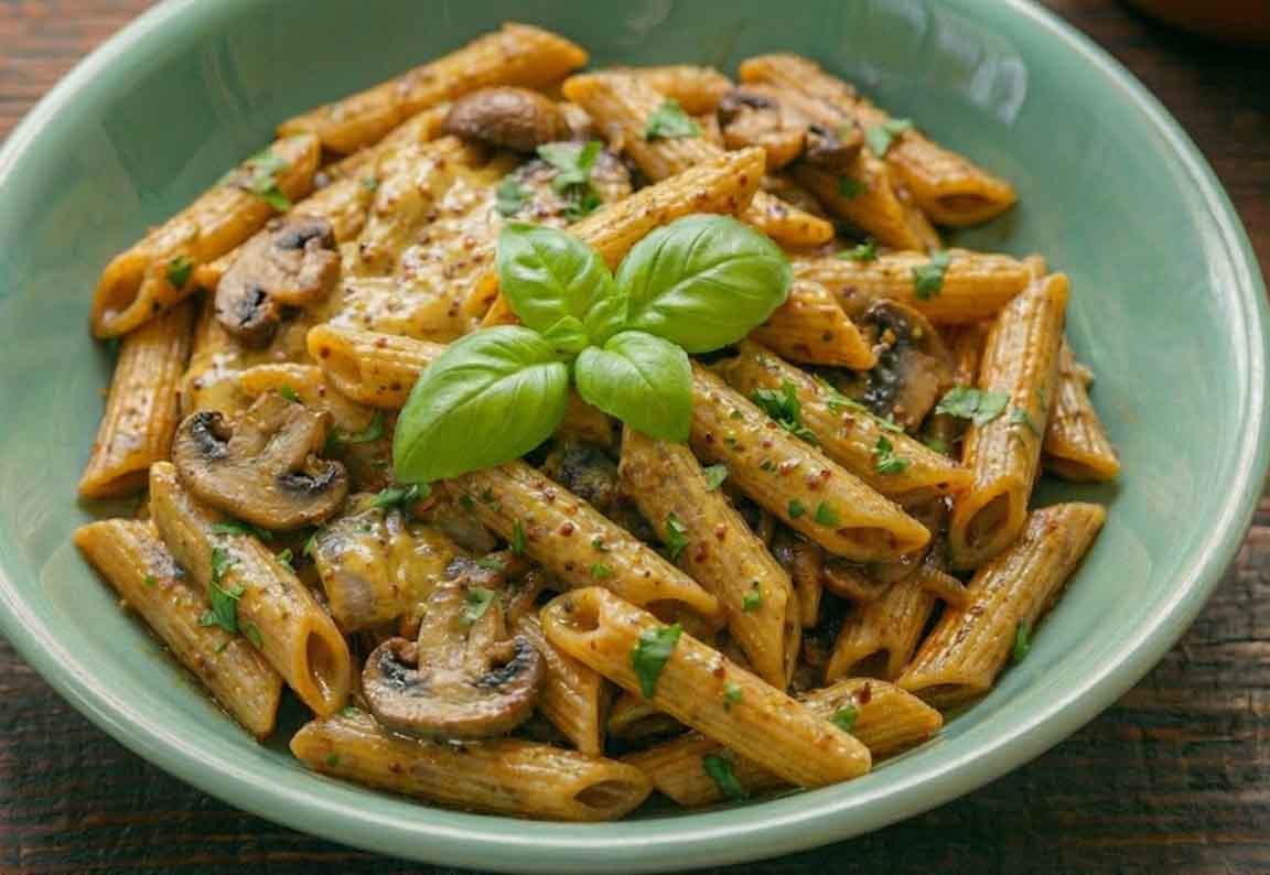 Hardallı Mantarlı Penne